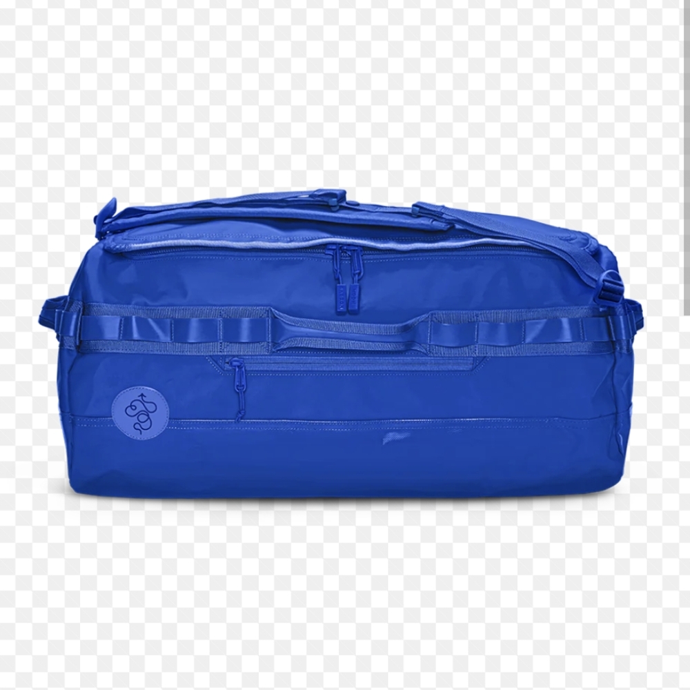 Baboon to the Moon 60L go bag in Blue